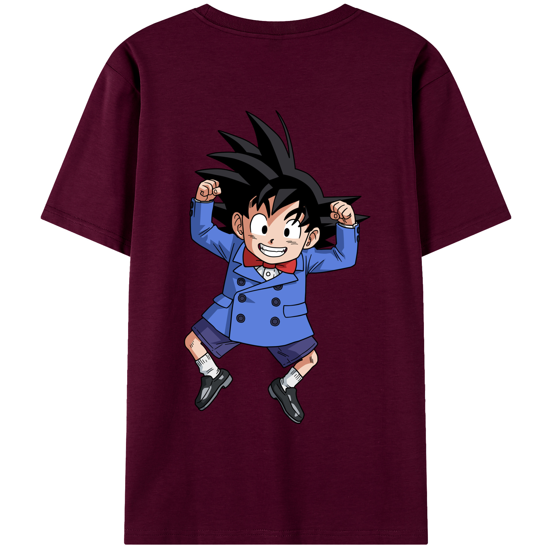 （画像用） ドラゴンボール 孫悟空（そん ごくう）Son Goku カカロット DRAGON BALL Kakarotto レディース半袖Tシャツ(バックプリント)